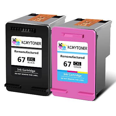 HP 67XL Ink Cartridge, Tri-color, High Yield, Remanufactured (3YM58AN) Color. . Hp envy pro 6458 ink